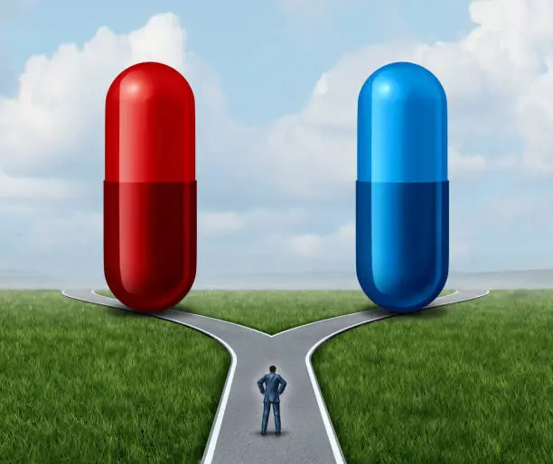 Photo of Red And Blue Pill Choice