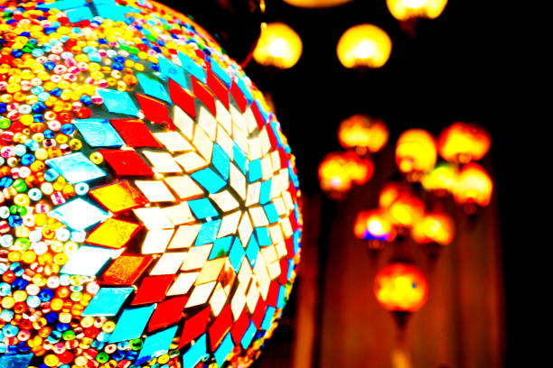 istock lamp Colorful Moroccan style 871269016