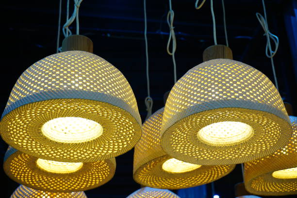istock Vintage thai style light lamps 871269352
