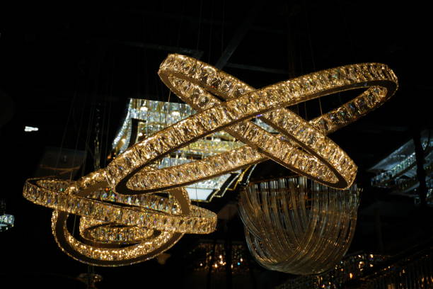 istock Beautiful crystal chandelier 871284642