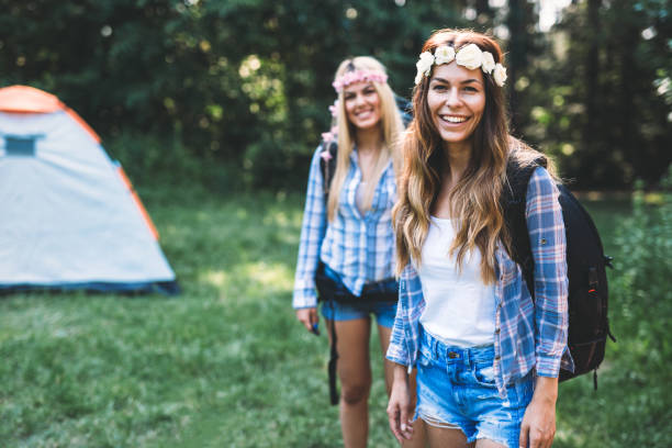 istock Beautiful young women spending time in nature 871285884
