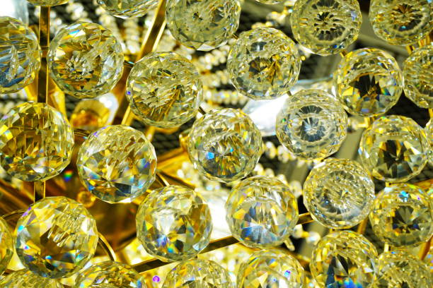 istock Beautiful crystal chandelier 871288692