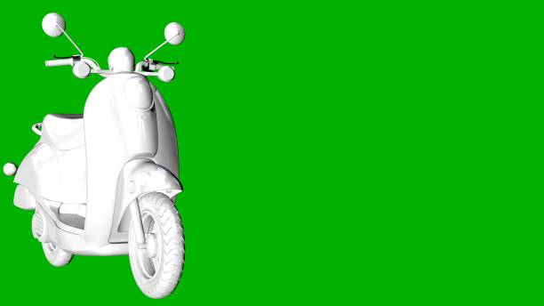 istock isolated white 3d rendering of a motor on a green background 871292540