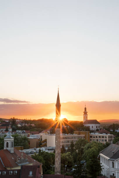 istock The Eger Minaret at sunset, Hungary 871294116
