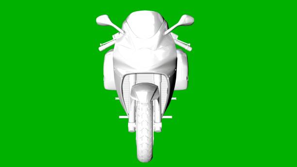 istock isolated white 3d rendering of a motor on a green background 871294188