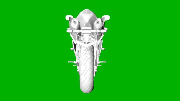 istock isolated white 3d rendering of a motor on a green background 871296586