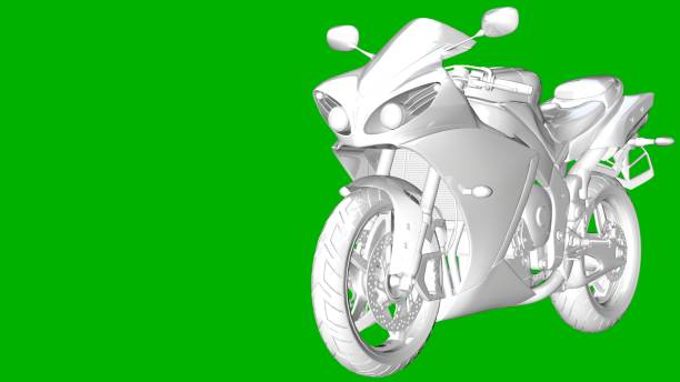 istock isolated white 3d rendering of a motor on a green background 871296658