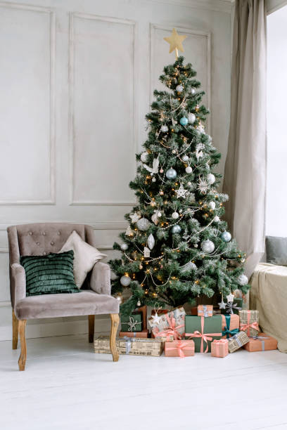 istock Christmas tree, Christmas decorations and decor 871300584
