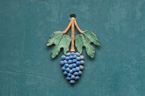 Grape vine woodcarving