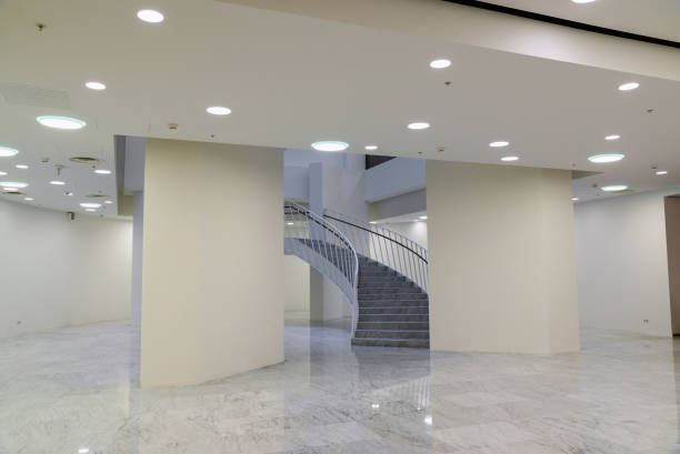 istock Interior of office building with a staircase 871307962