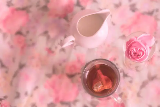 Tea,Flowers,summer,Food and drink,