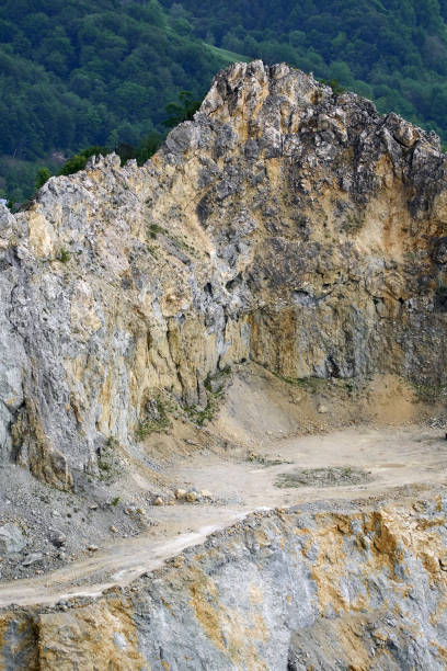 istock Stone quarry in the mountains 871319586