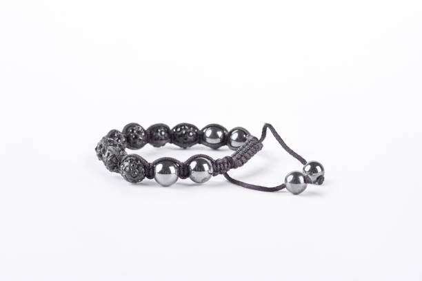 istock Beautiful stones bracelet shamballa. 871319746