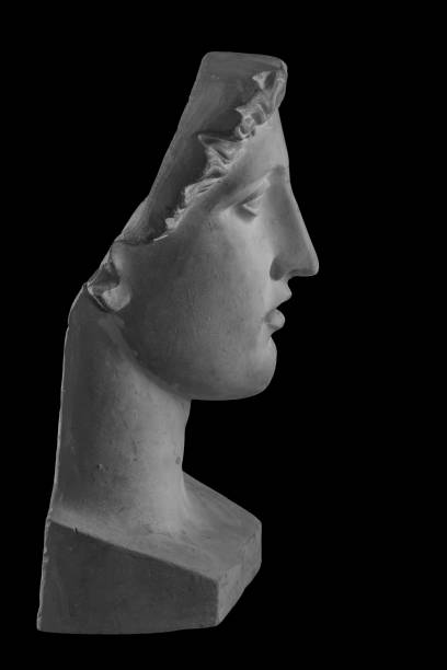istock White plaster bust sculpture portrait. 871323888