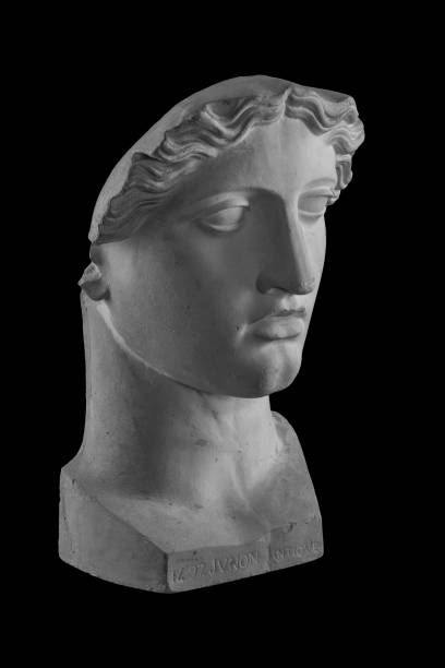 istock White plaster bust sculpture portrait. 871327810