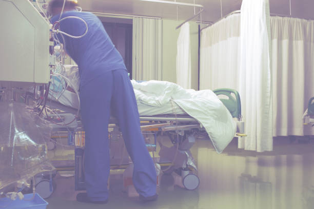 istock Working with a patient in the modern hospital 871335746