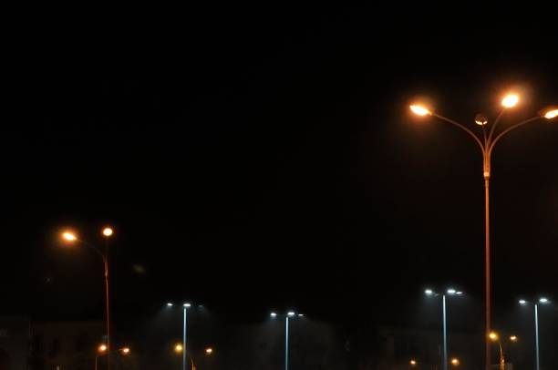 istock Street Lamps at Night 871338938