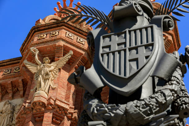 istock Arch of Triumph in Barcelona 871345932