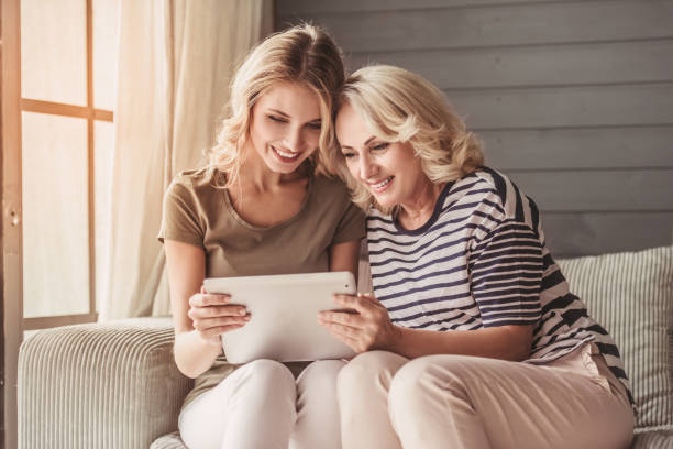 istock Senior mum and adult daughter 871346802