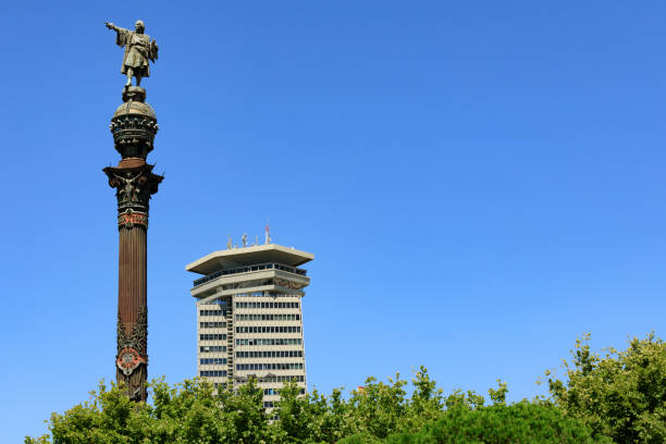 istock Mirador de Colom in Barcelona 871350468