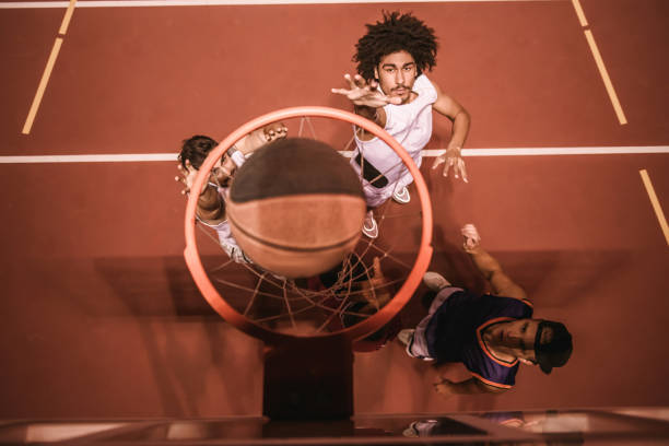 istock Guys playing basketball 871361426