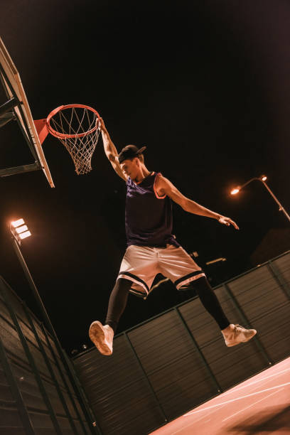 istock Stylish basketball player 871362326