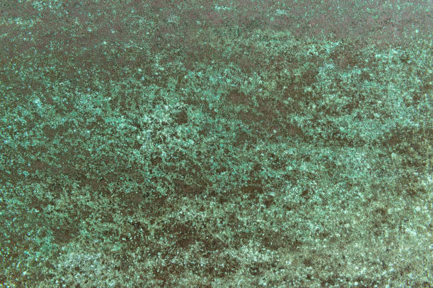 textura de bronze - metallic plate rusty textured effect - fotografias e filmes do acervo
