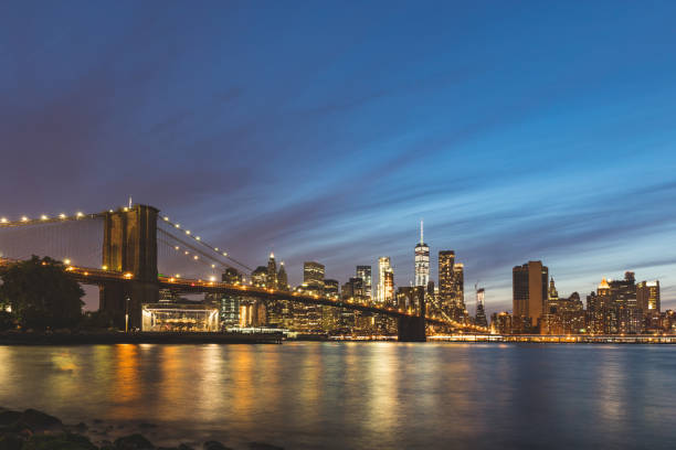 istock New York, Brooklyn bridge and downtown Manhattan 871383180