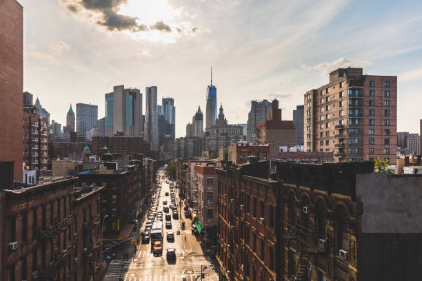 istock Chinatown and downtown Manhattan in New York 871384074