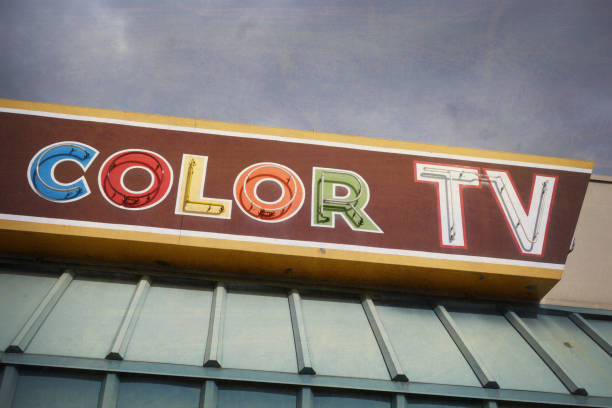 istock neon color TV sign 871384660