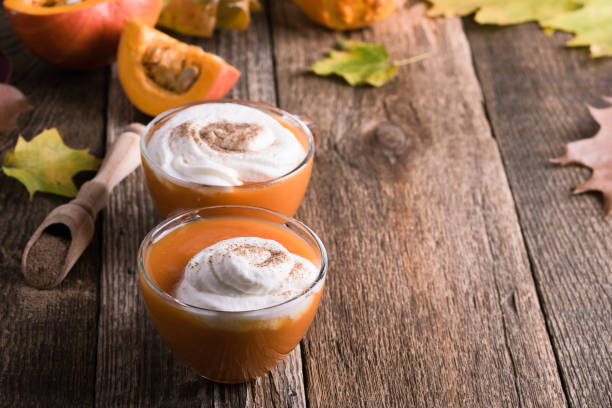 istock Pumpkin spice latte with whipped cream and cinnamon 871388172