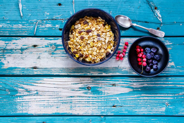 istock Healthy muesli in bowl 871396172