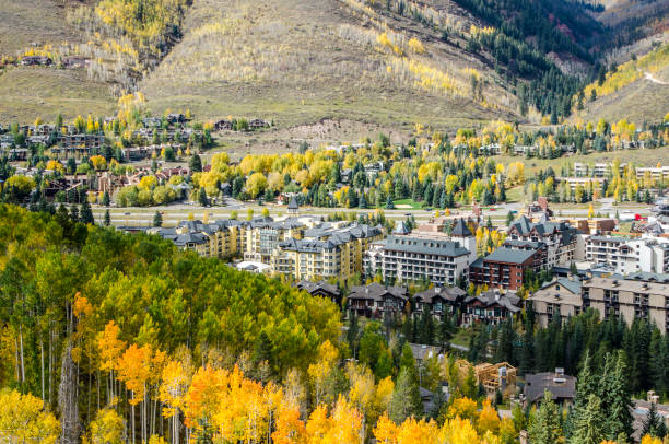 istock Vail, Colorado in the Rocky Mountains 871406010