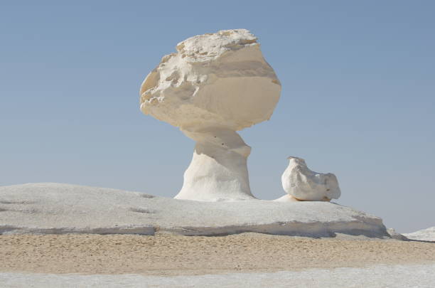 istock White stone in White Desert, Egypt. Travel to see rocks with fantastic forms. 871414464
