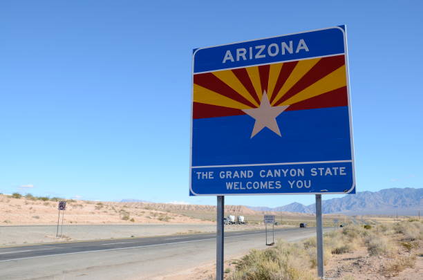 istock Welcome to Arizona Road Sign 871434976