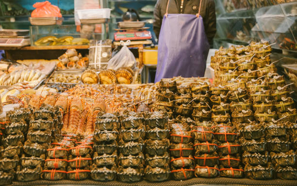 istock Hairy Crabs at a Fish Market 871437164