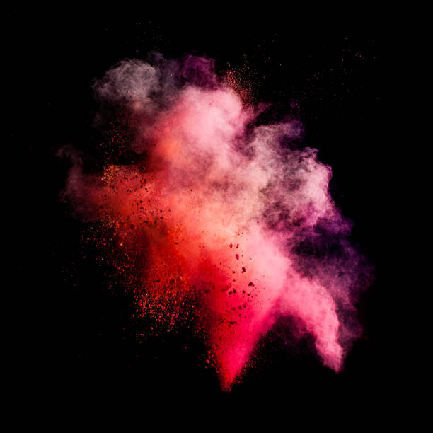 istock Freeze motion of colored dust explosion 871437272