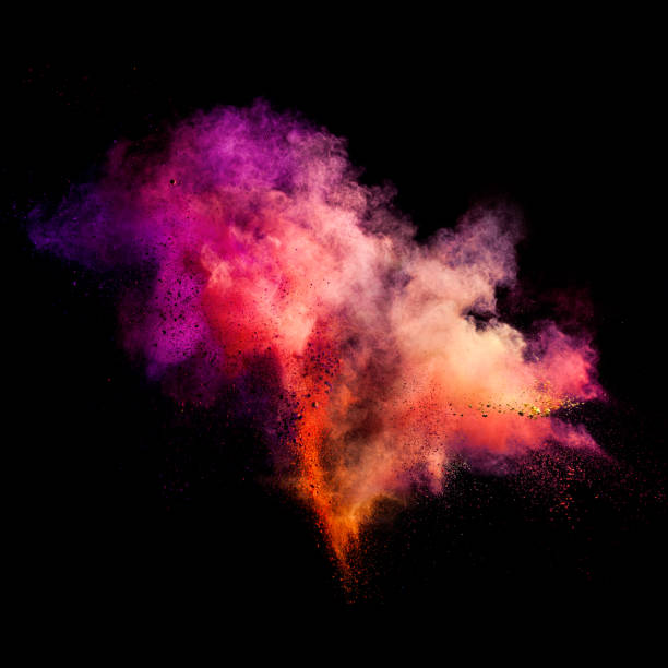 istock Freeze motion of colored dust explosion 871437340