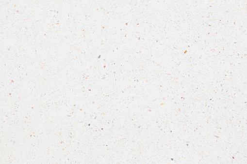 White texture and surface of terrazzo floor for background.