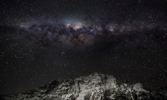 Milky way over the Chilean Andes