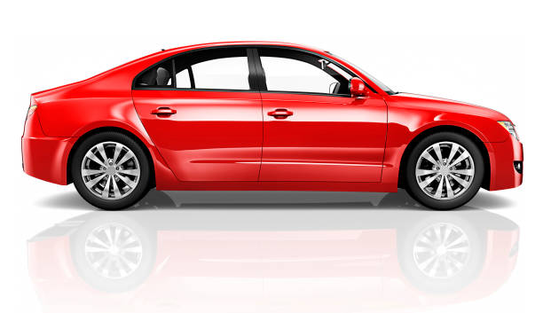istock Illustration of a red car 871468792