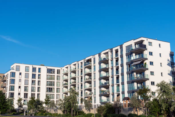 istock Modern apartment houses in Berlin 871471686