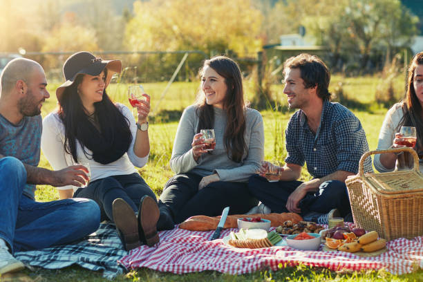 istock Enjoying the summer sun with friends 871471786