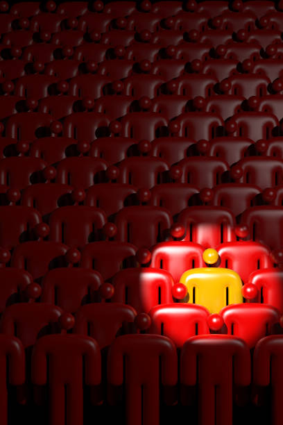 istock Stand out in the crowd! Stand out concept 871471838