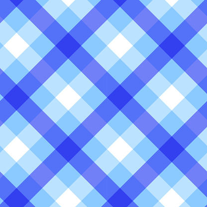 Blue Checker Pattern Seamless Vector Design Stock Illustration ...