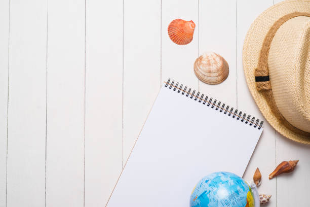 istock Vacation concept. Planning items for vacation trip. 871483518