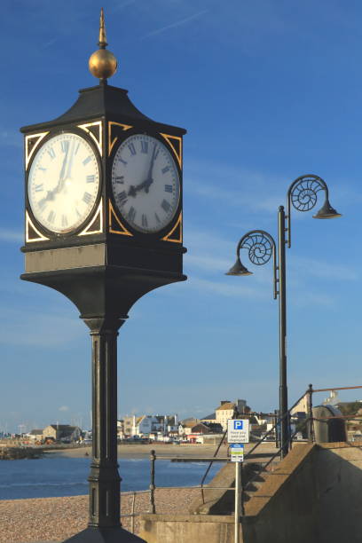 istock Millennium clock and ammonite street light 871483894
