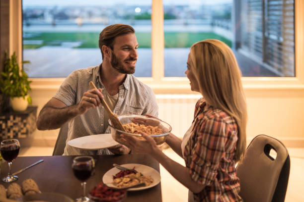 istock I love when you cook my favorite meal! 871490320