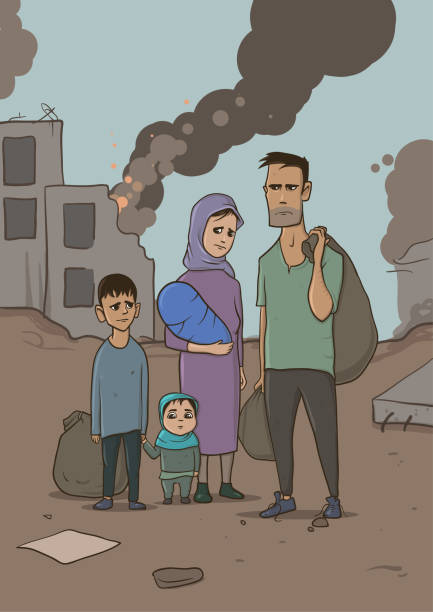 76 Refugee Portrait Illustrations & Clip Art - iStock