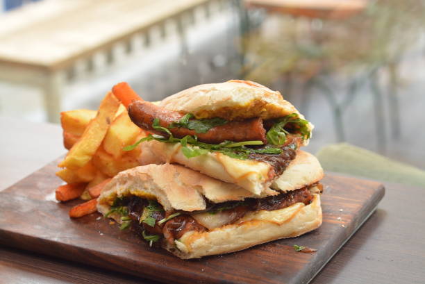 istock Sandwich with French Fries on the side 871494898